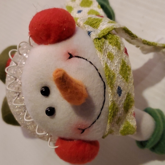 New Lighted changing colors Snowman about 9" Home Interiors - Picture 2 of 7